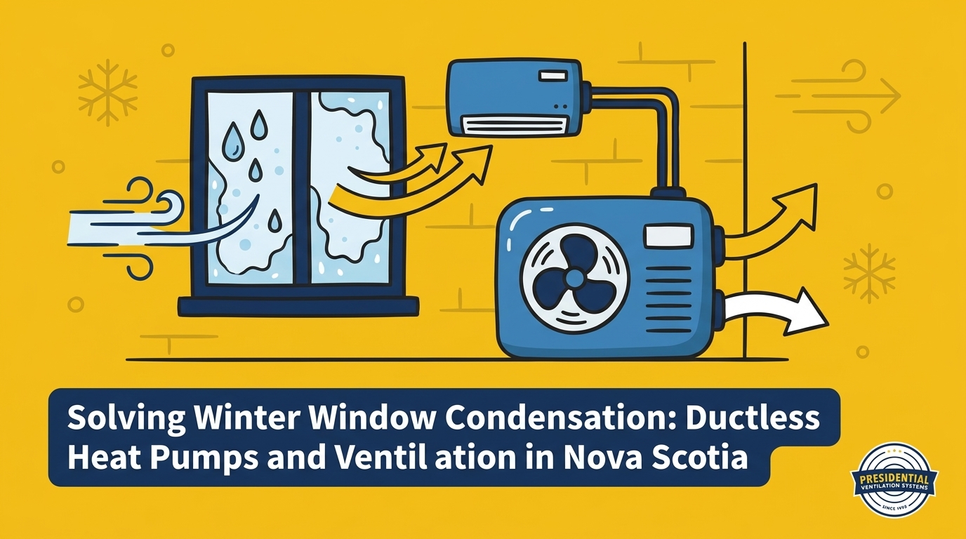 Solving Winter Window Condensation: Ductless Heat Pumps and Ventilation in Nova Scotia