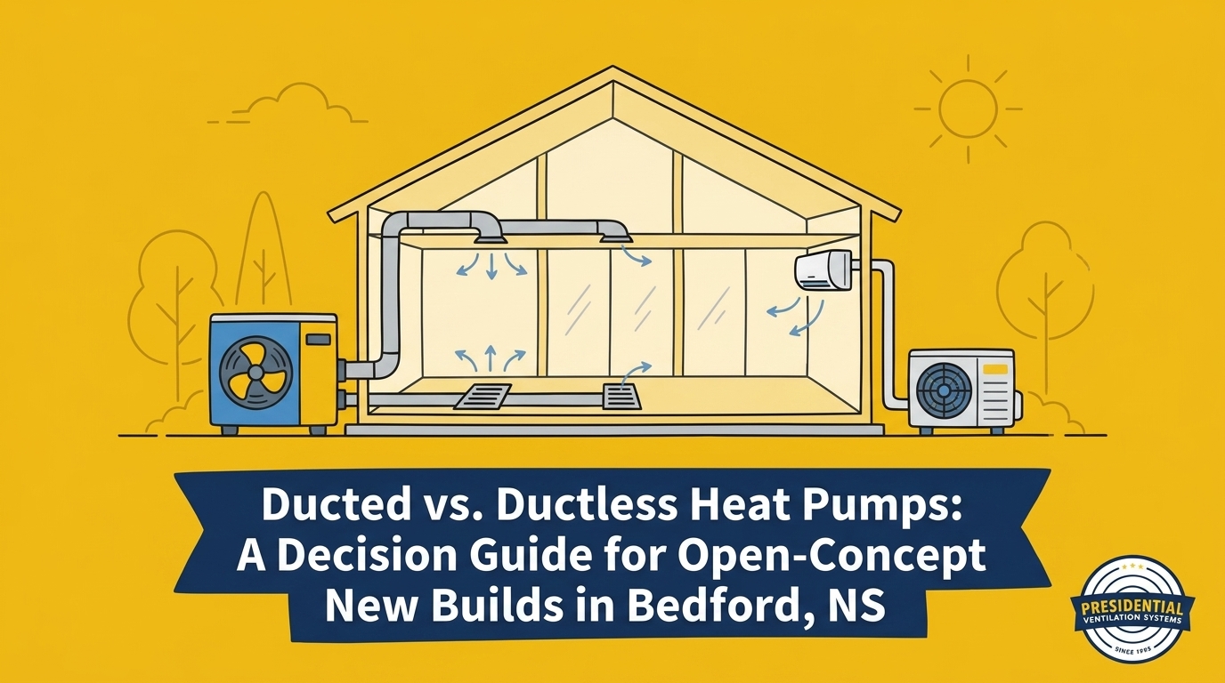 Ducted vs. Ductless Heat Pumps for Open-Concept New Builds in Bedford