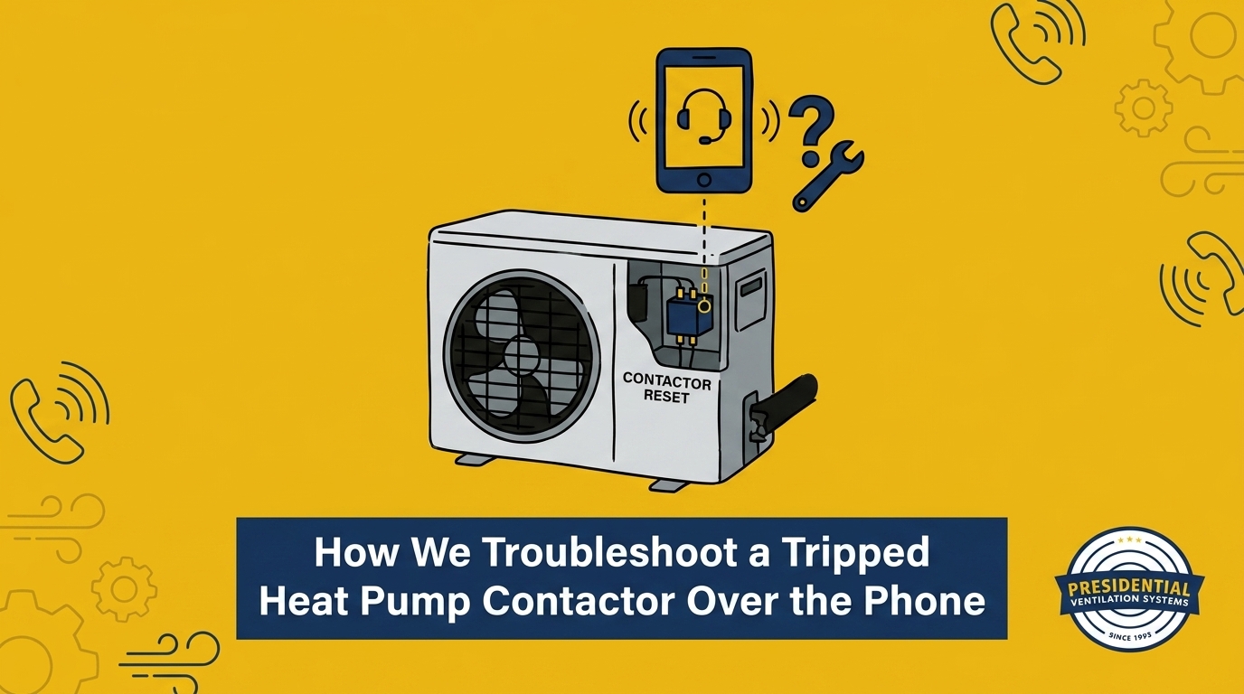 How We Troubleshoot a Tripped Heat Pump Contactor Over the Phone