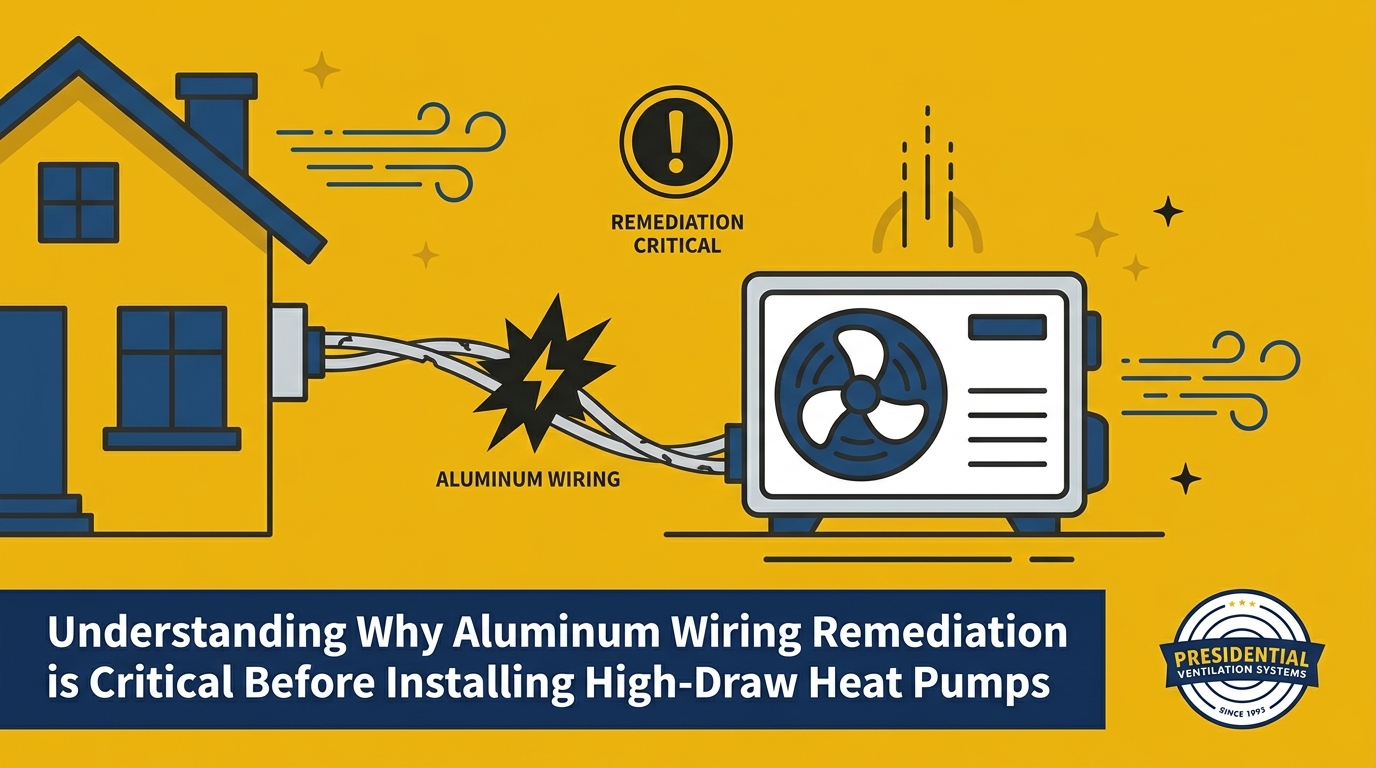 Why Aluminum Wiring Remediation is Critical Before Installing High-Draw Heat Pumps