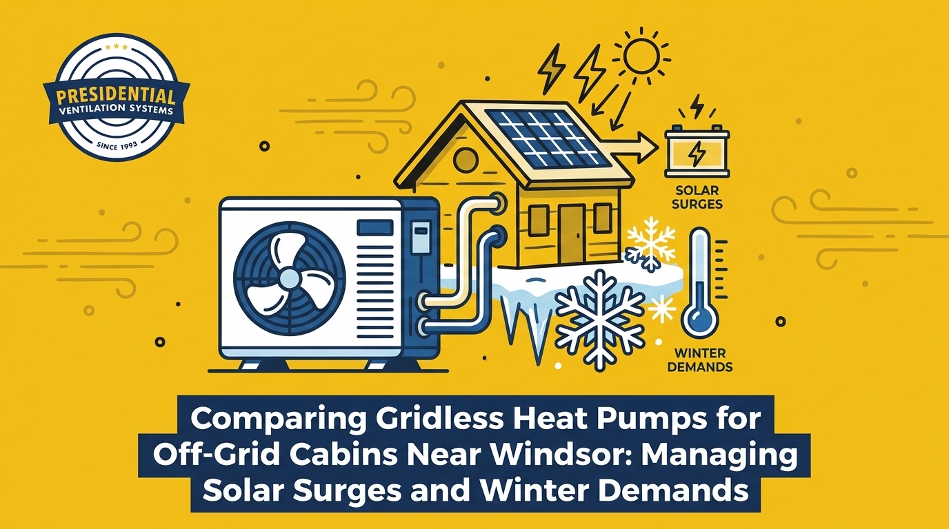 Why We Recommend Gridless Heat Pumps for Remote Off-Grid Cabins Near Windsor