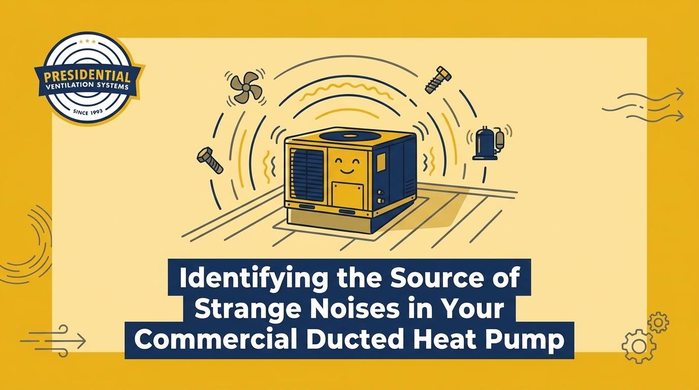 Identifying the Source of Strange Noises in Your Commercial Ducted Heat Pump