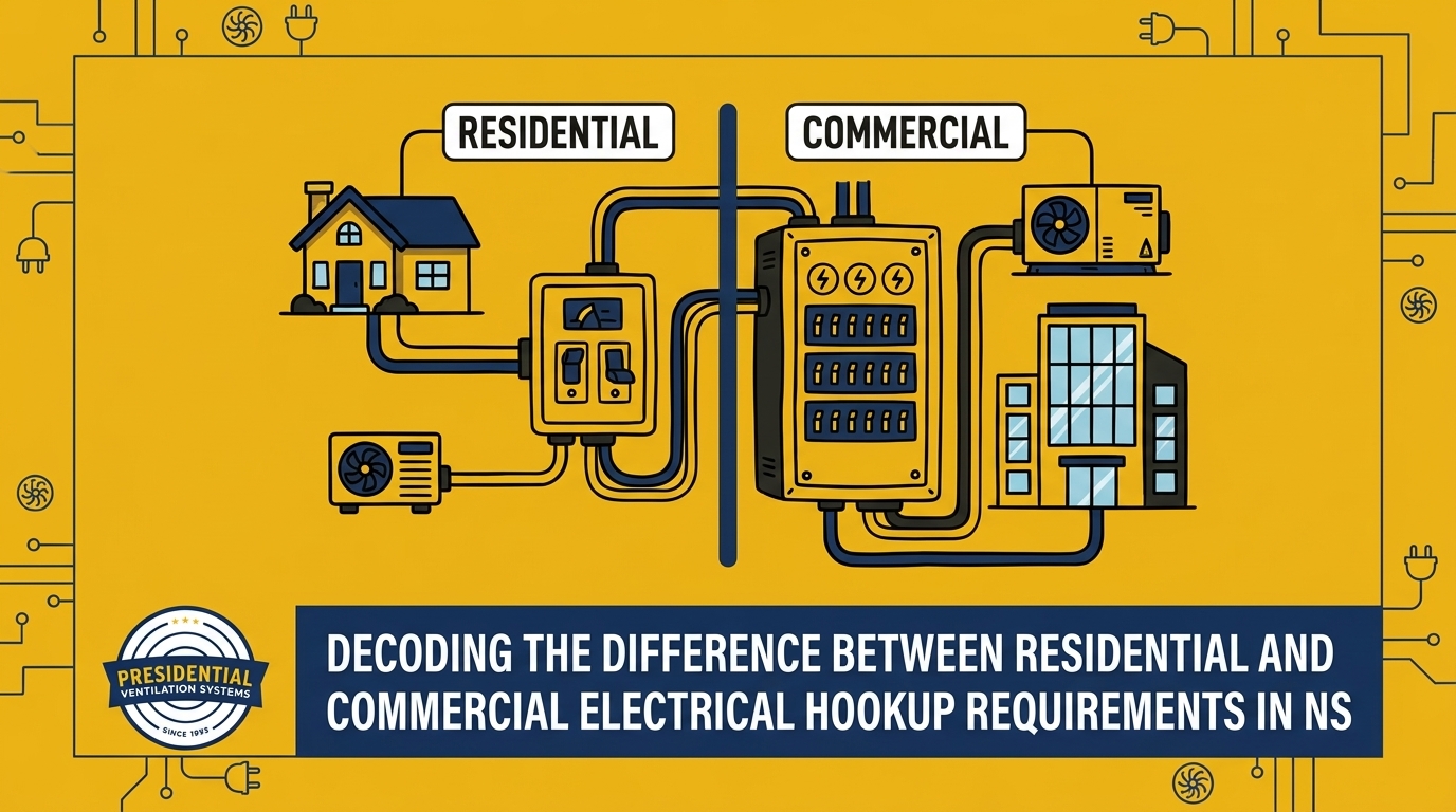 The Difference Between Residential and Commercial Electrical Hookup Requirements in NS