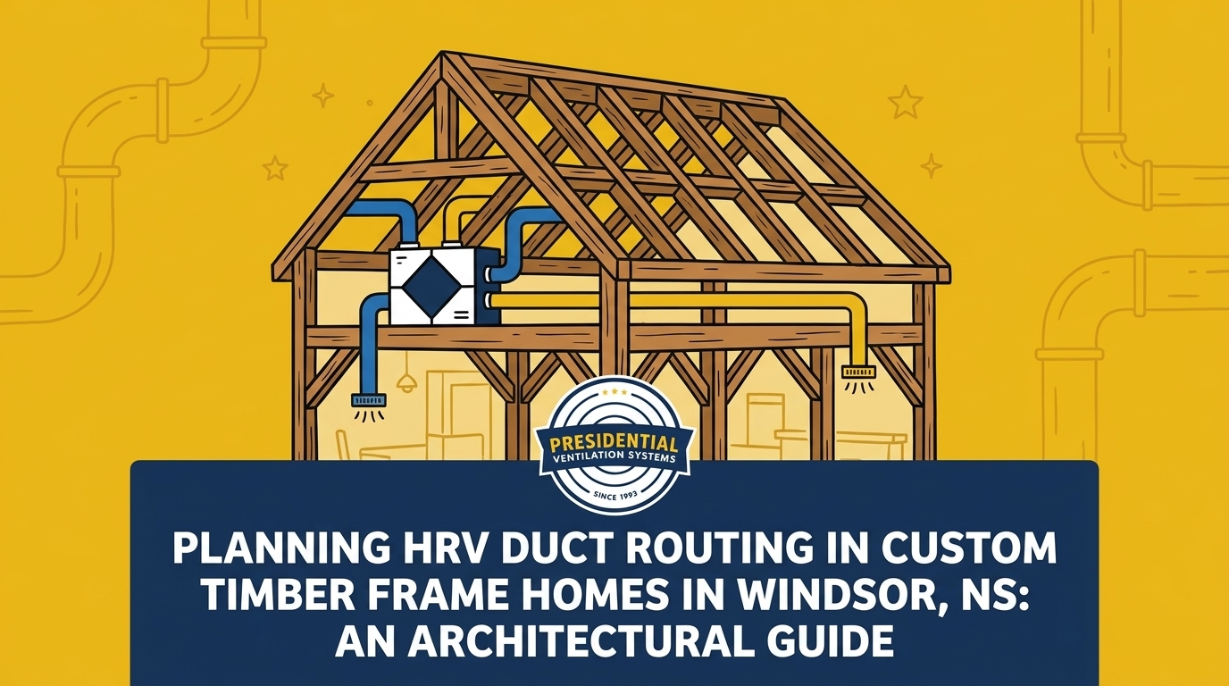 Planning HRV Duct Routing in Custom Timber Frame Homes in Windsor