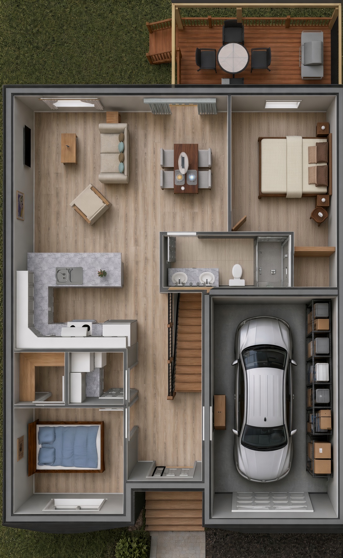 3-bed main floor