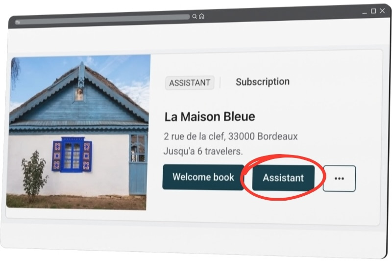 Property page with AI Assistant button