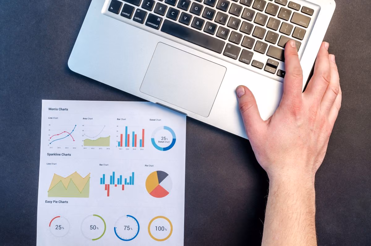 Espace de travail avec processus documentés et analyses