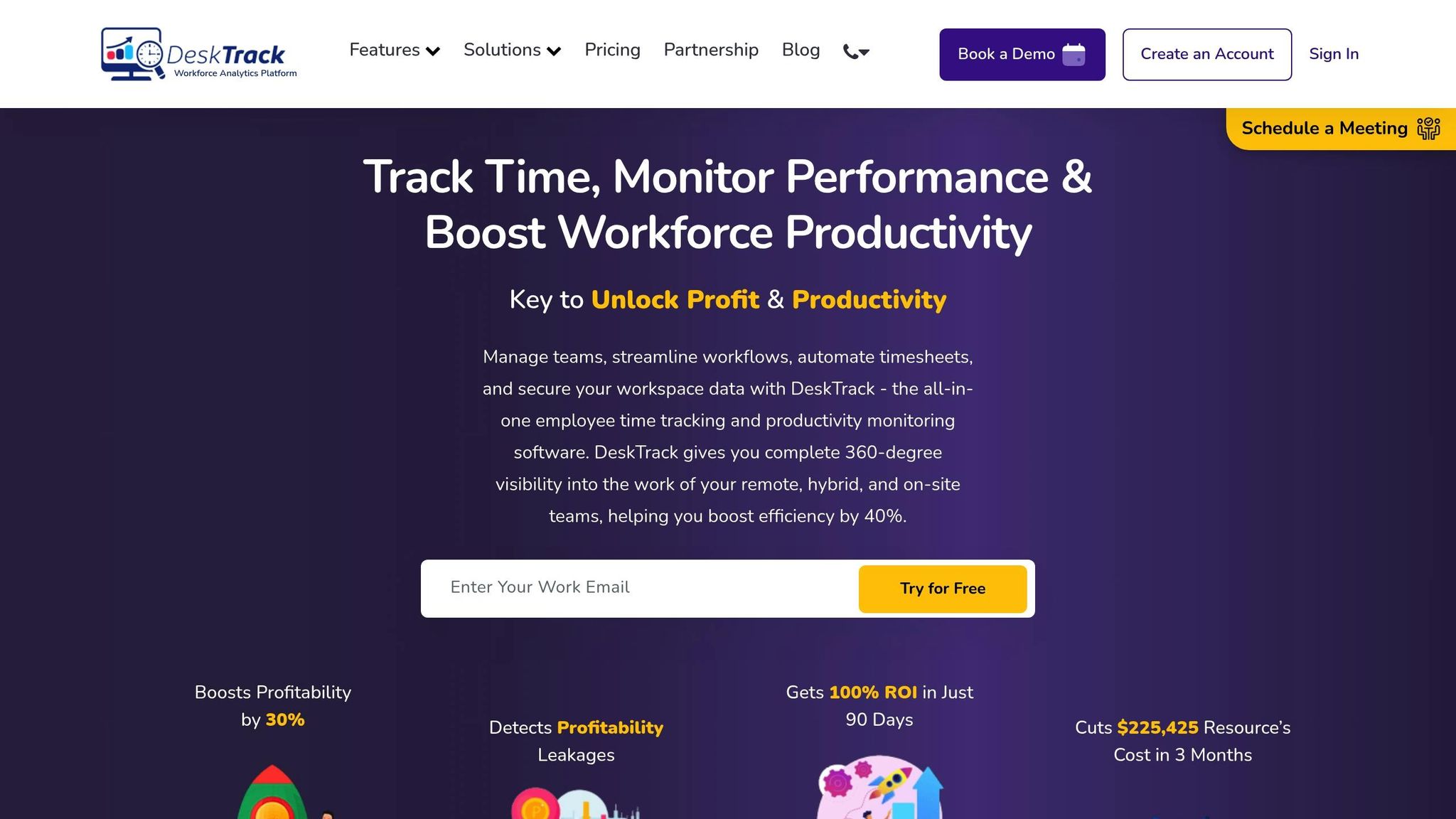 DeskTrack AI