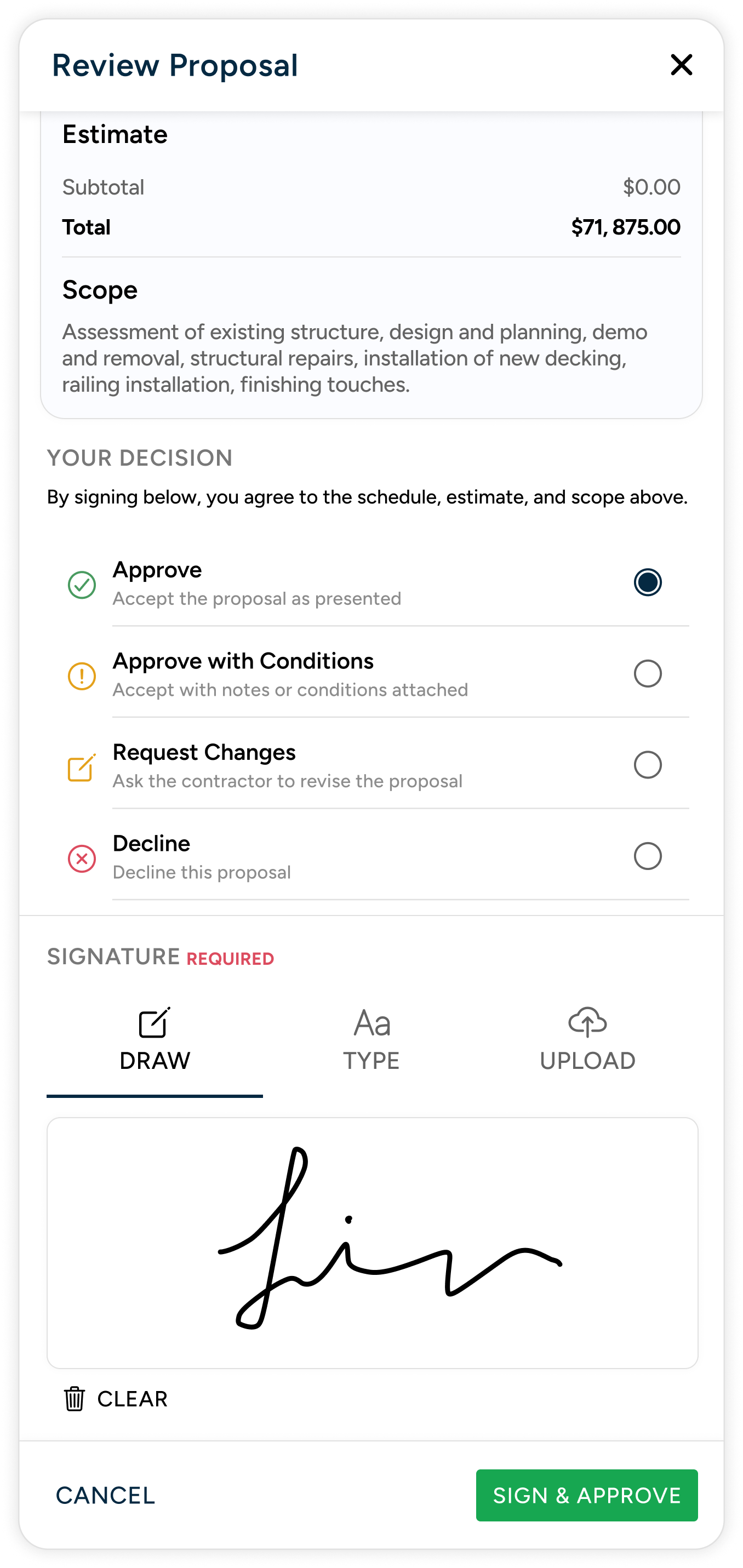 Locked timesheet interface indicating finalized work hours