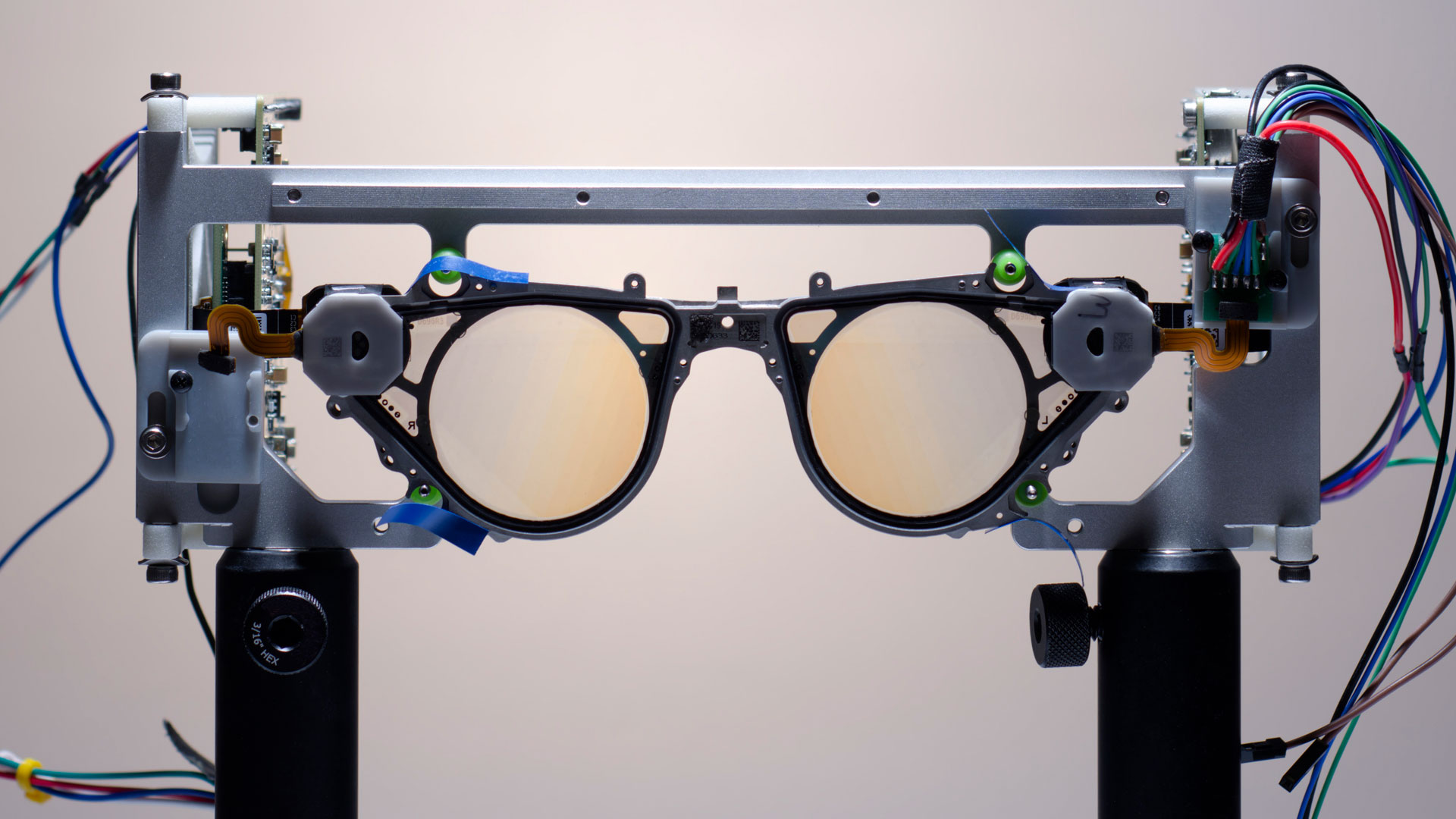 Magic Leap benching test unit to test Magic Leap waveguides.