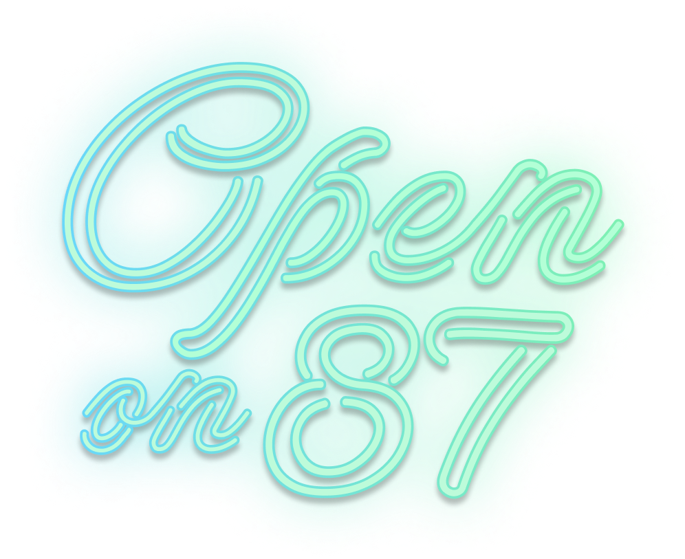 Open on 87