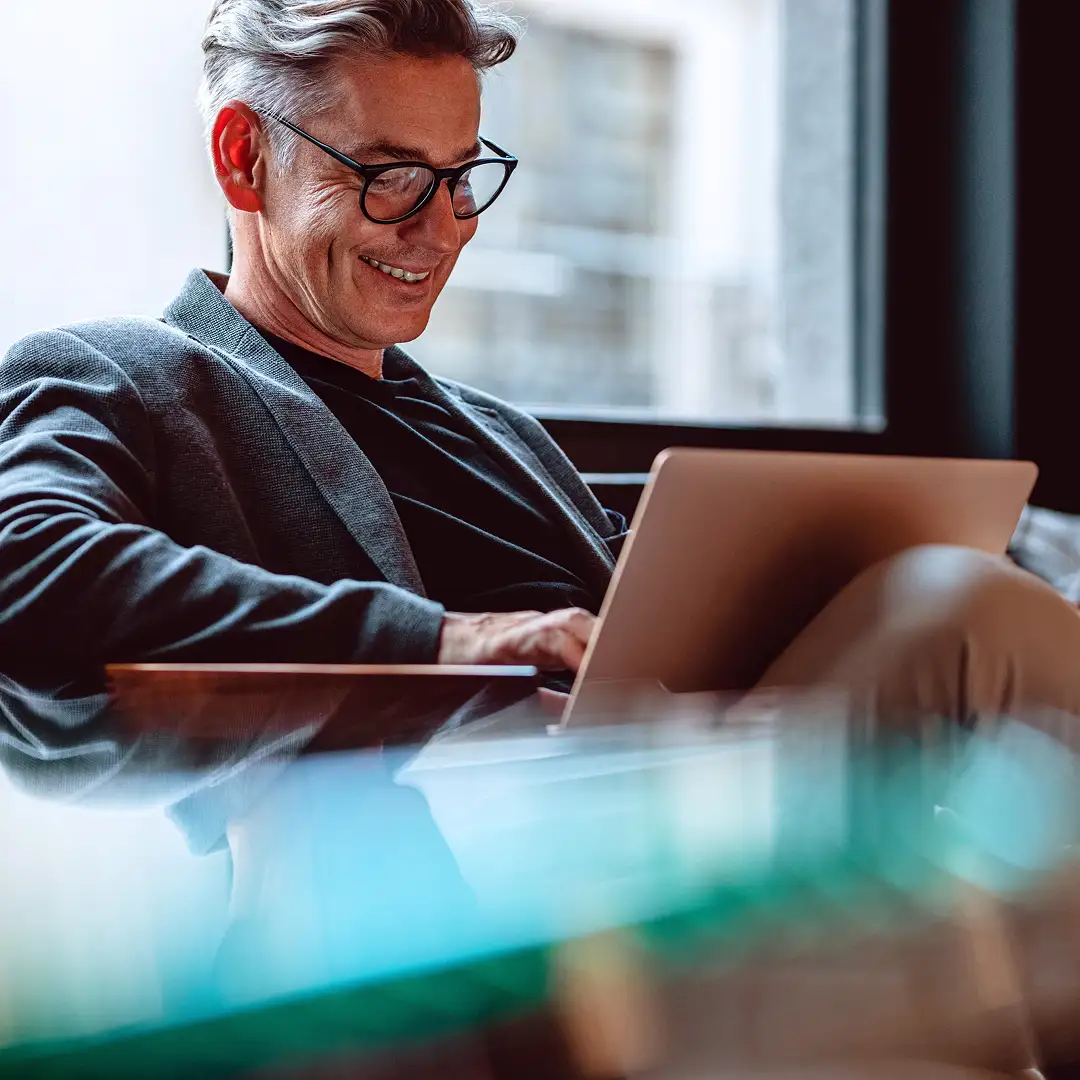 Photo of a person on their laptop