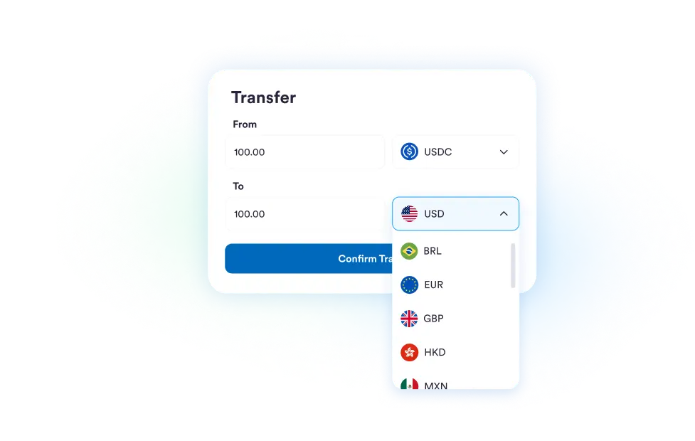 Transferring USDC to USD with Circle Mint