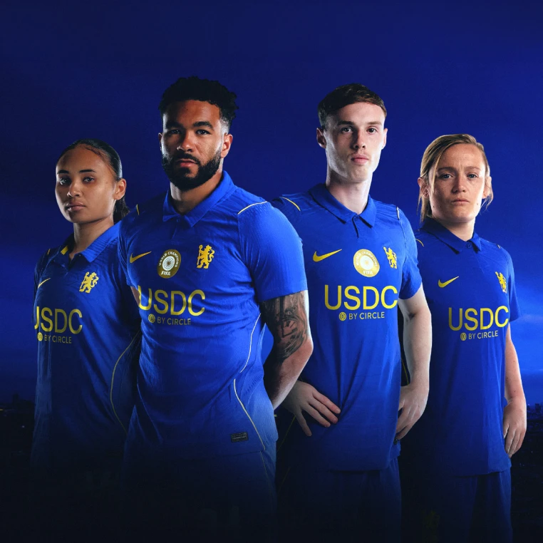 Image of soccer players wearing jerseys