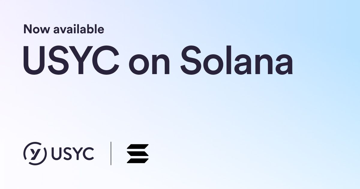 USYC Now Available on Solana