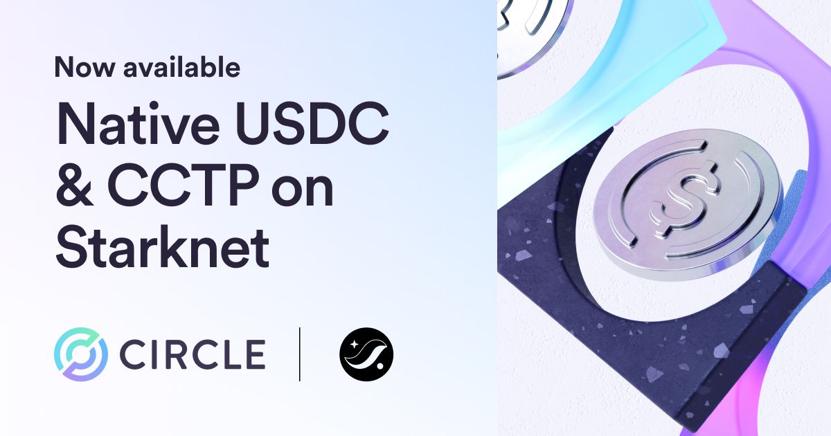 Now Available: Native USDC & CCTP on Starknet