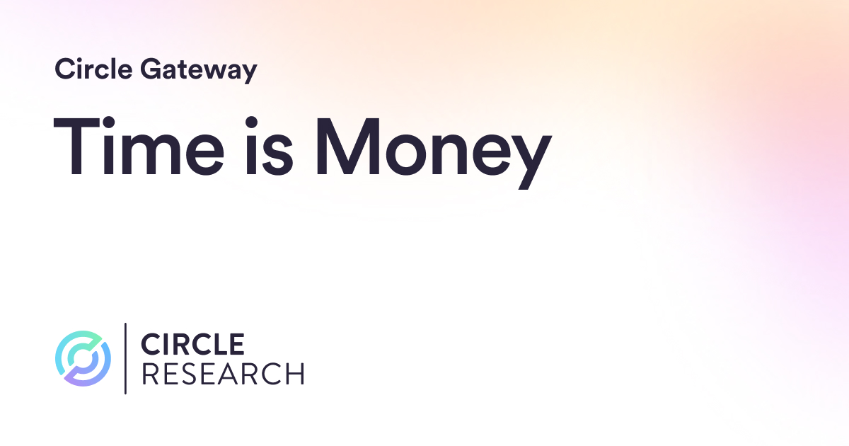 Time is Money with Circle Gateway