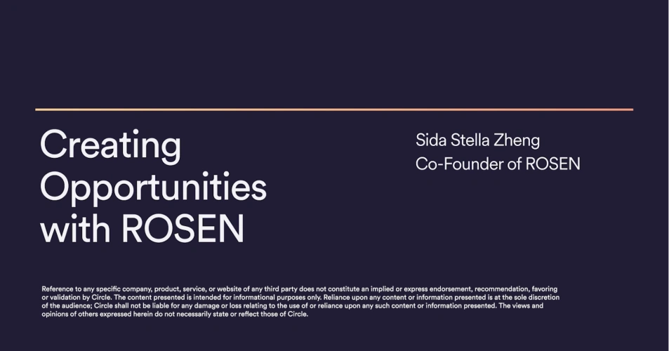 Rosen Turns Everyday Moments into Global Income with USDC