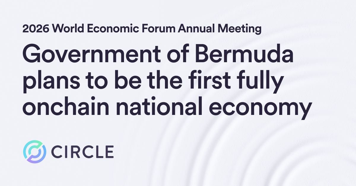 The Government of Bermuda Announces Plans to be the World’s First Fully Onchain National Economy with Support from Circle and Coinbase