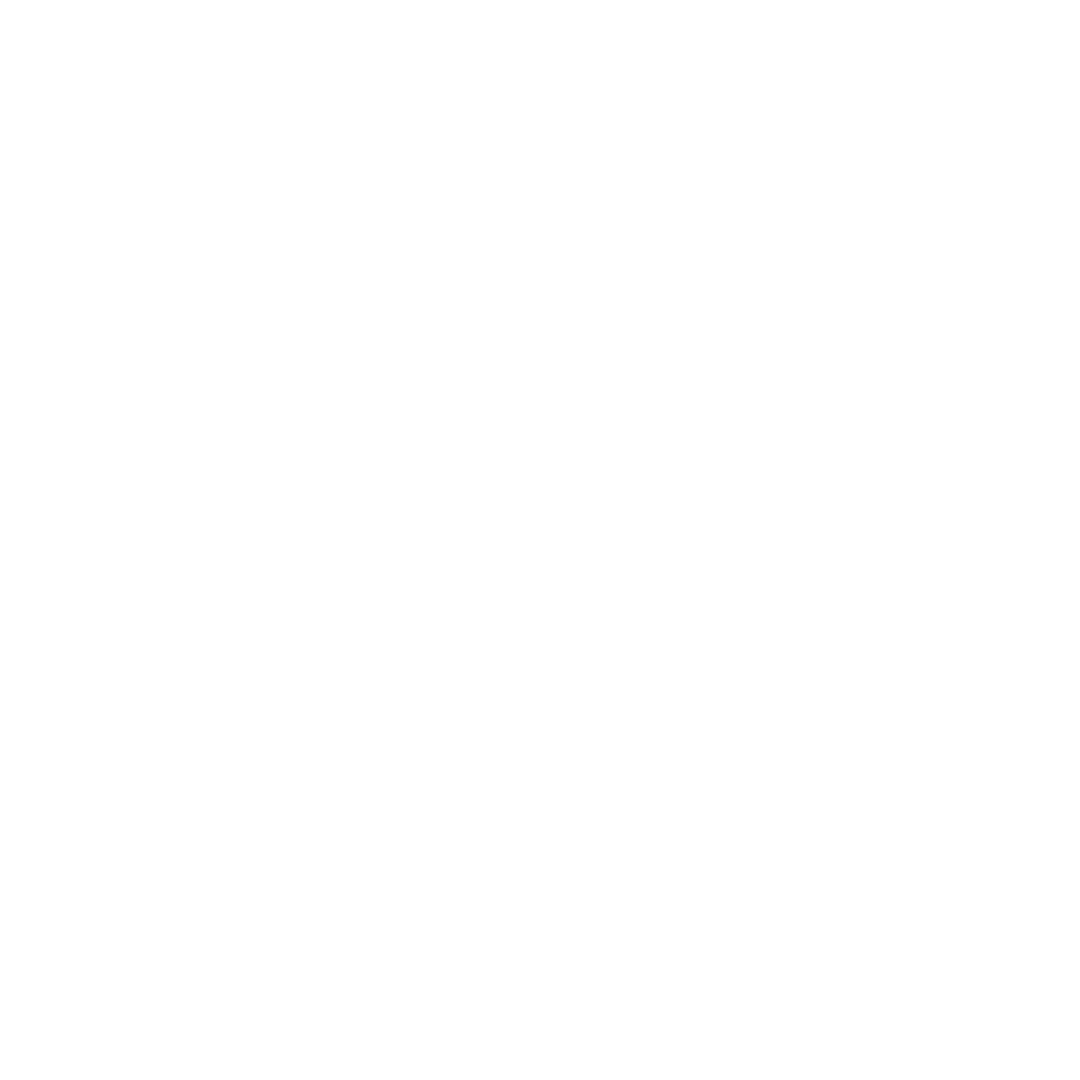 clock time icon in white