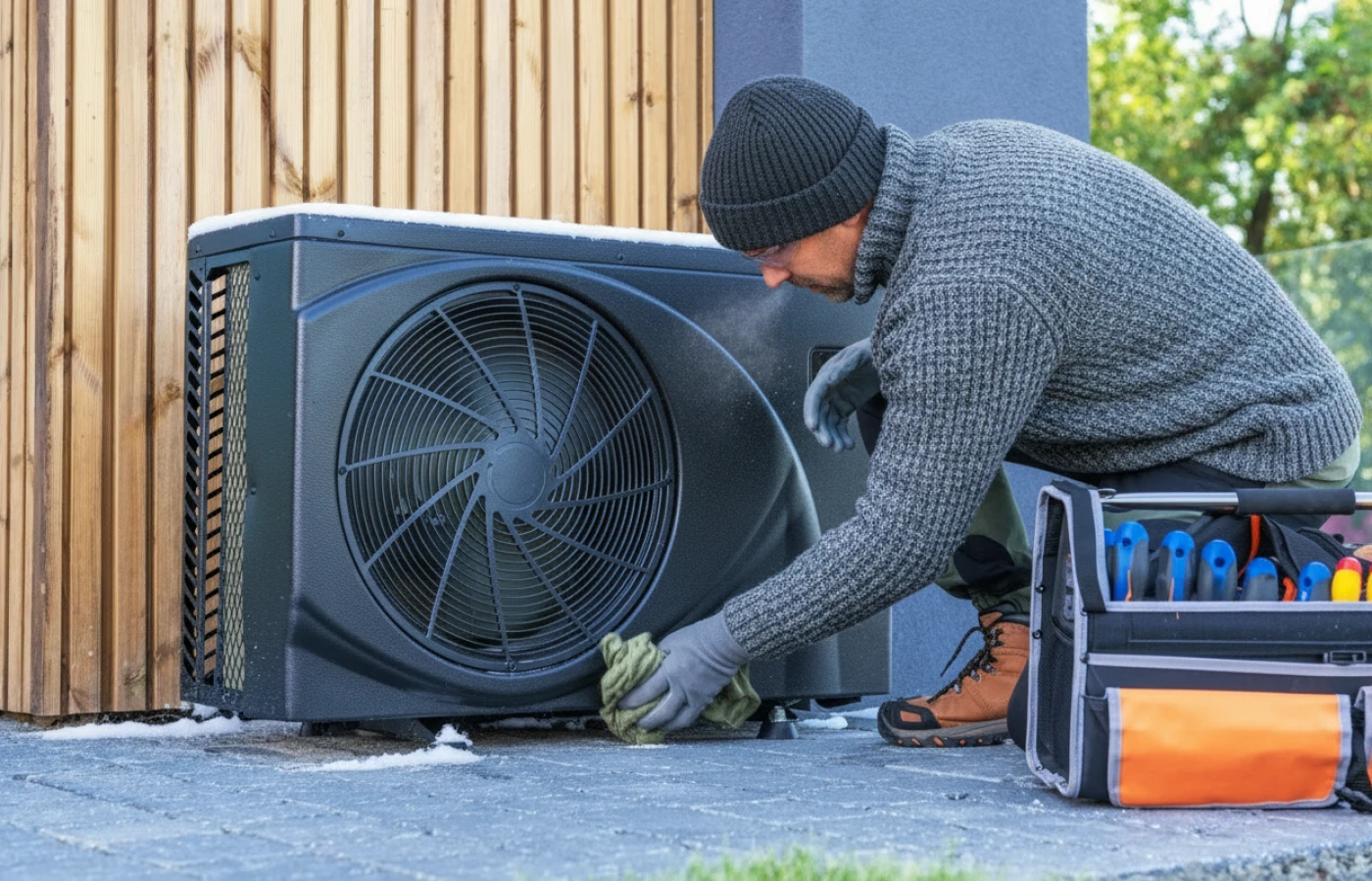 Wärmepumpe enteisen Fachmann