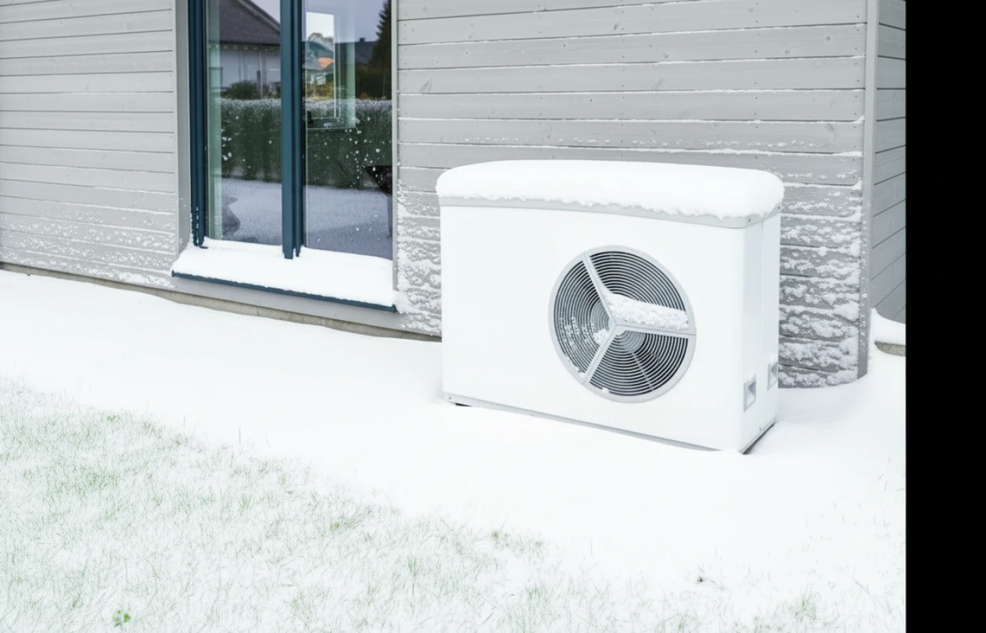 Wärmepumpe im Winter