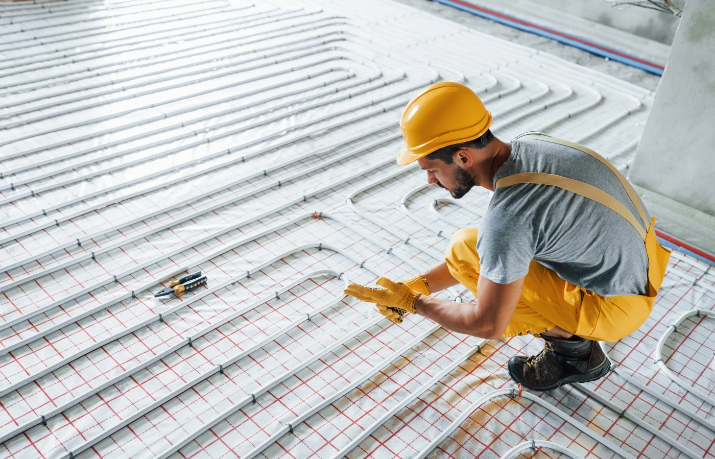 Fußbodenheizung einbauen zum Kühlen mit Fußbodenheizung