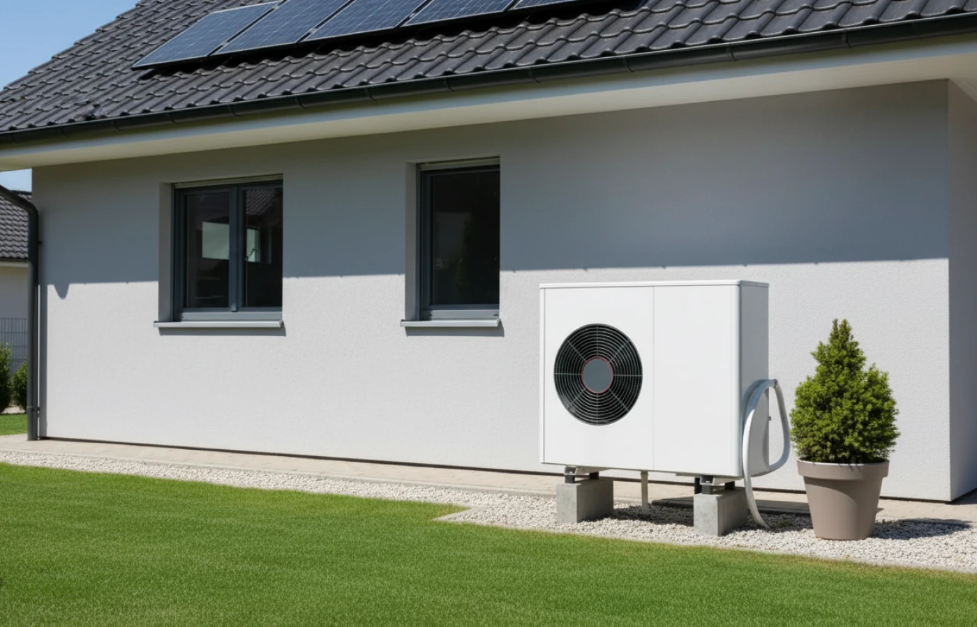 Solarstrom und Wärmepumpe