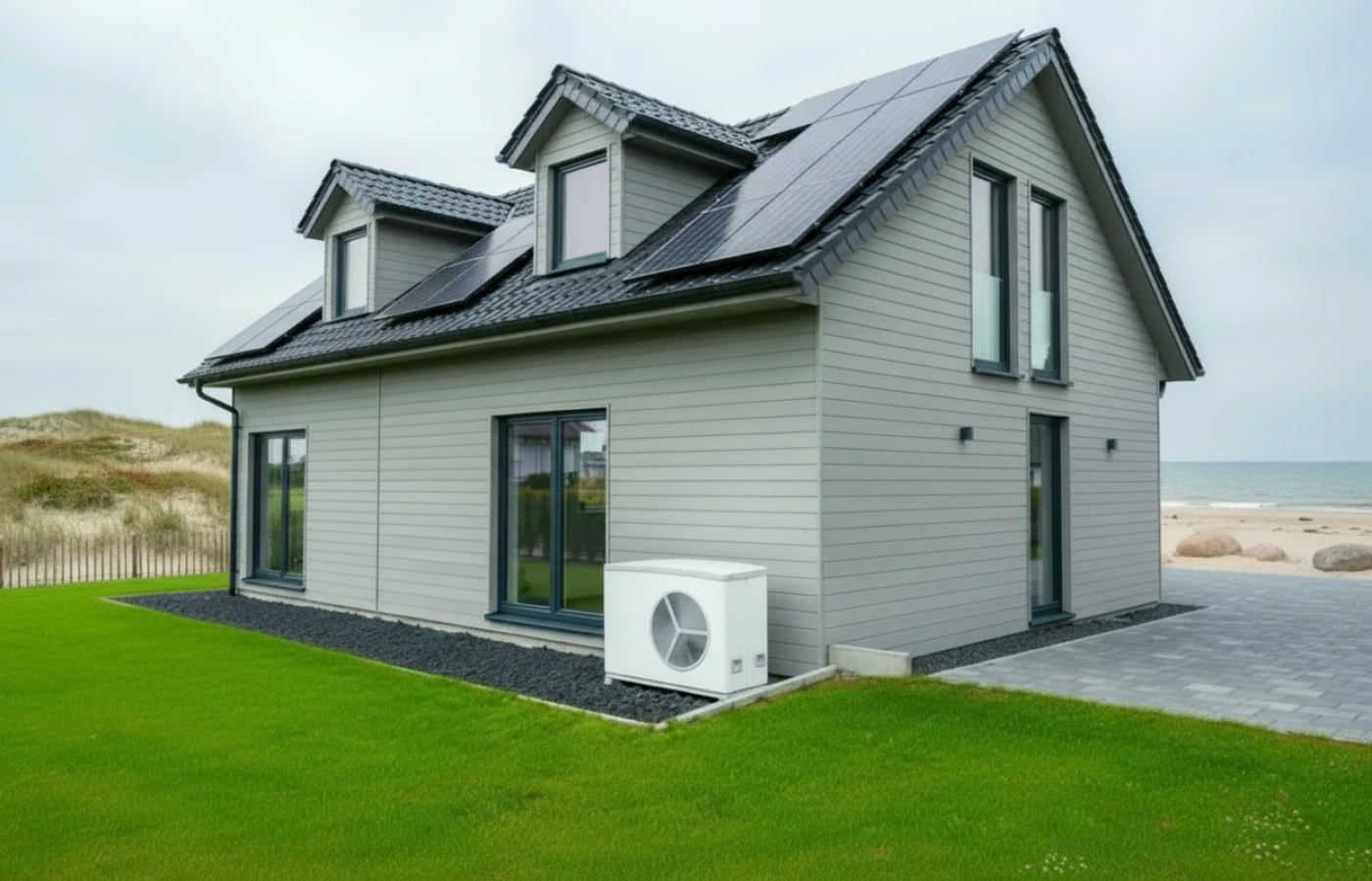 Montageset Solarmodule Schleswig-Holstein Ostsee