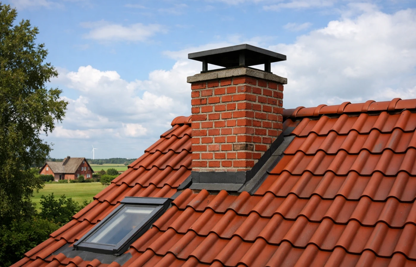 Schornstein Gasheizung für Haus und Einfamilienhaus