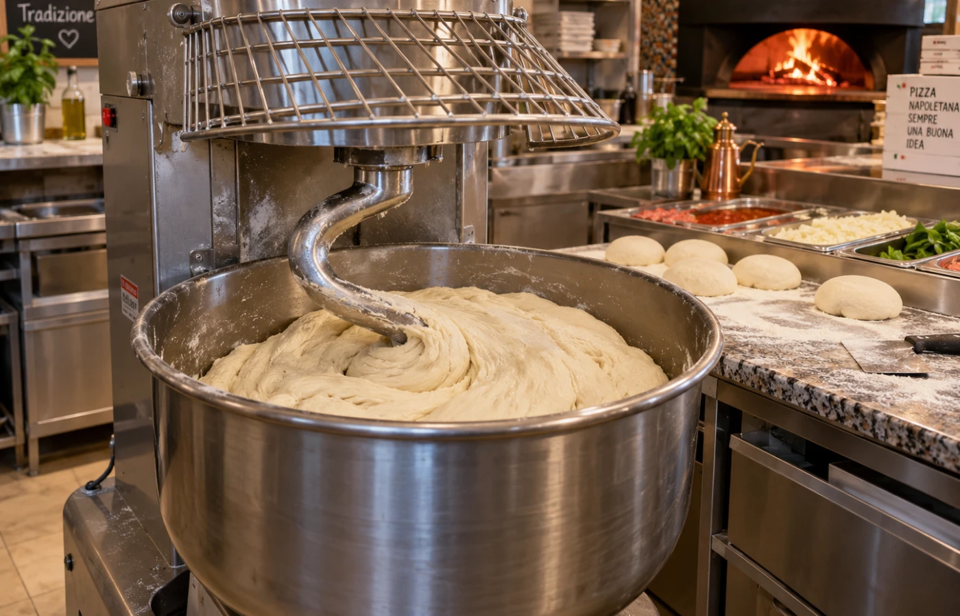 Spiralkneter, Teigknetmaschine 5 kg, Teigmaschine