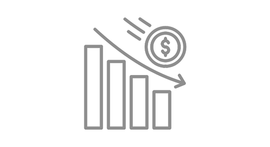 cut waste from over-provisioning icon
