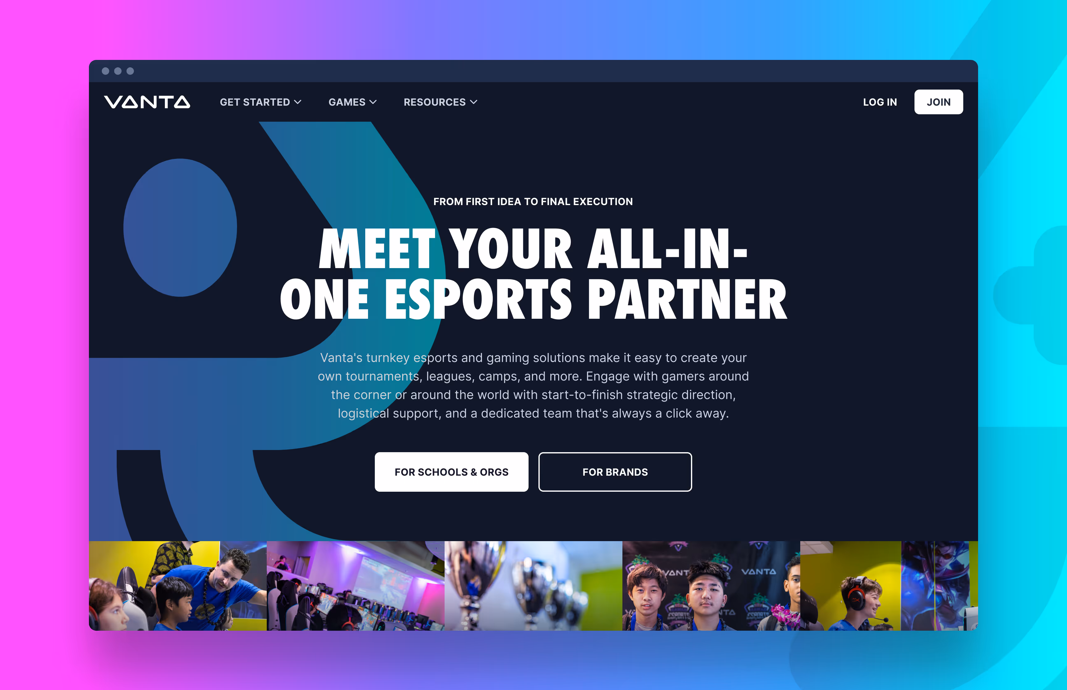 Vanta website project thumbnail