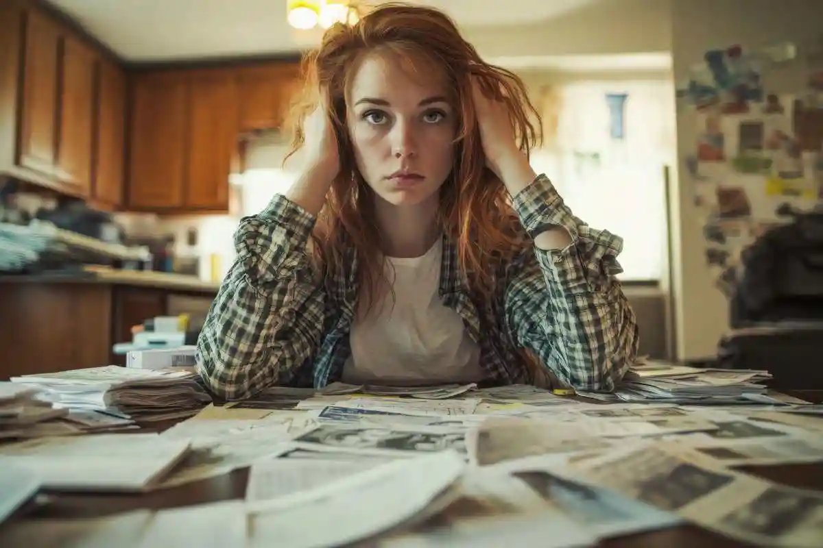 Disaster recovery paperwork and receipts on a table showing the cost and complexity of rebuilding.