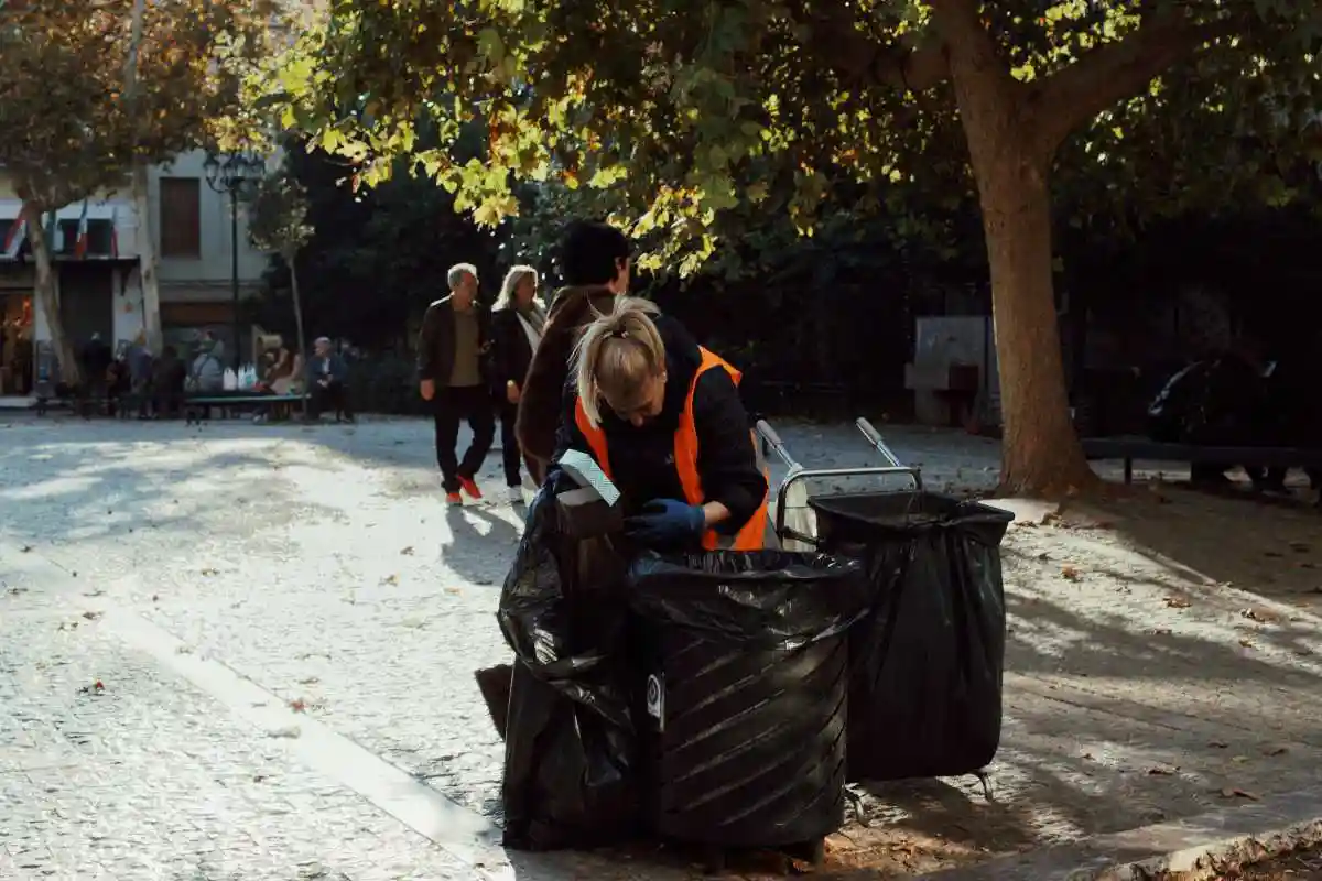Volunteers help clear debris, showing practical ways people can support recovery
