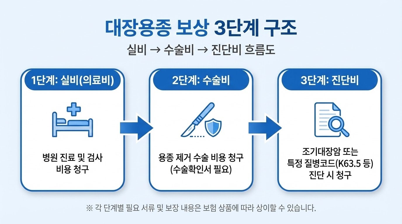 대장용종 제거 보험 종류