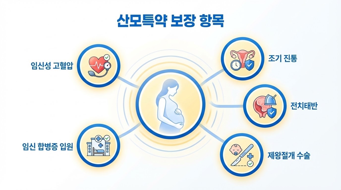 태아보험 산모특약 보장 범위