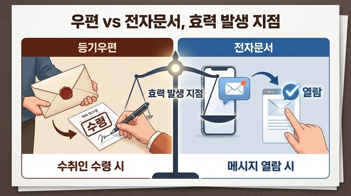 카카오톡 전자문서 열람 여부 확인