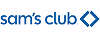 Sam's Club logo with blue text and a diamond-shaped symbol beside it.
