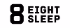 Logo with a stylized number 8 followed by the words 'EIGHT SLEEP' in bold uppercase letters.