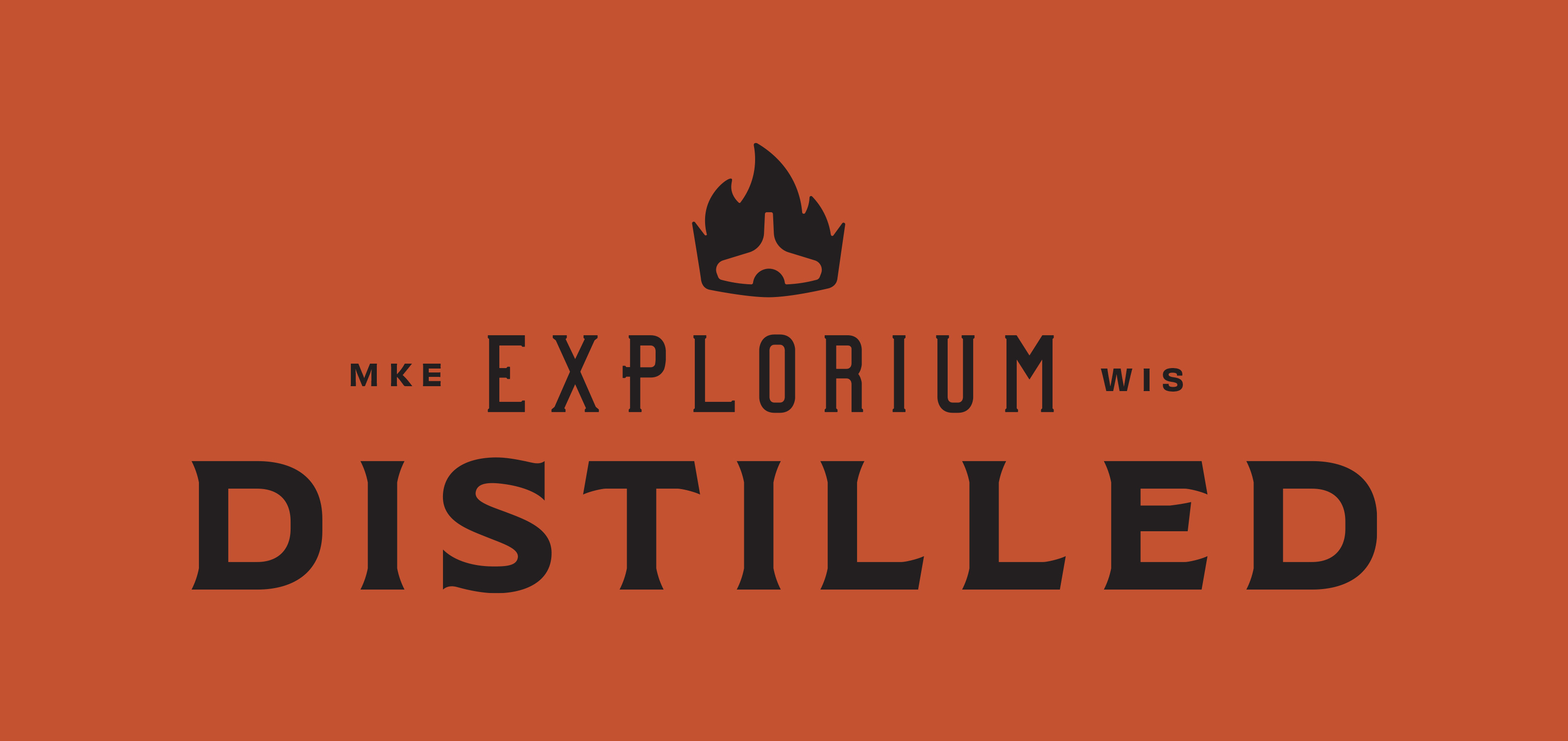 Explorium Distilled Milwaukee Main Logo