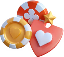 Stack of casino chips with a shield, representing SBOBET’s safe and regulated betting site.