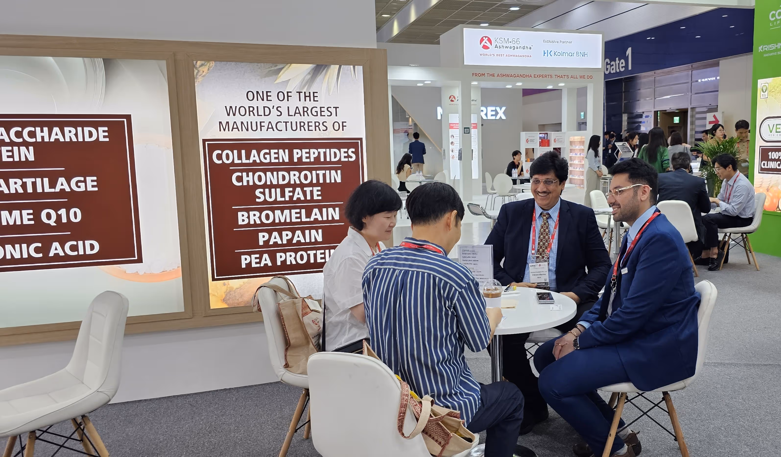 Collagen Life Sciences Members Discussing with Client 