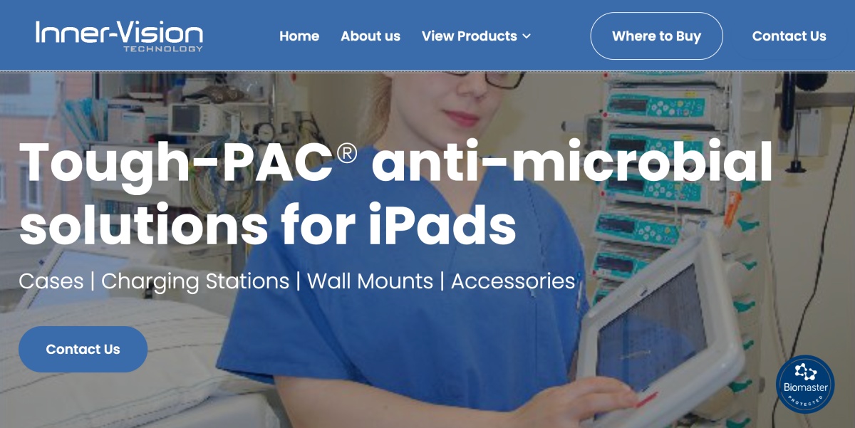 Tough-PAC® Anti-Microbial Case & Charging System for iPads