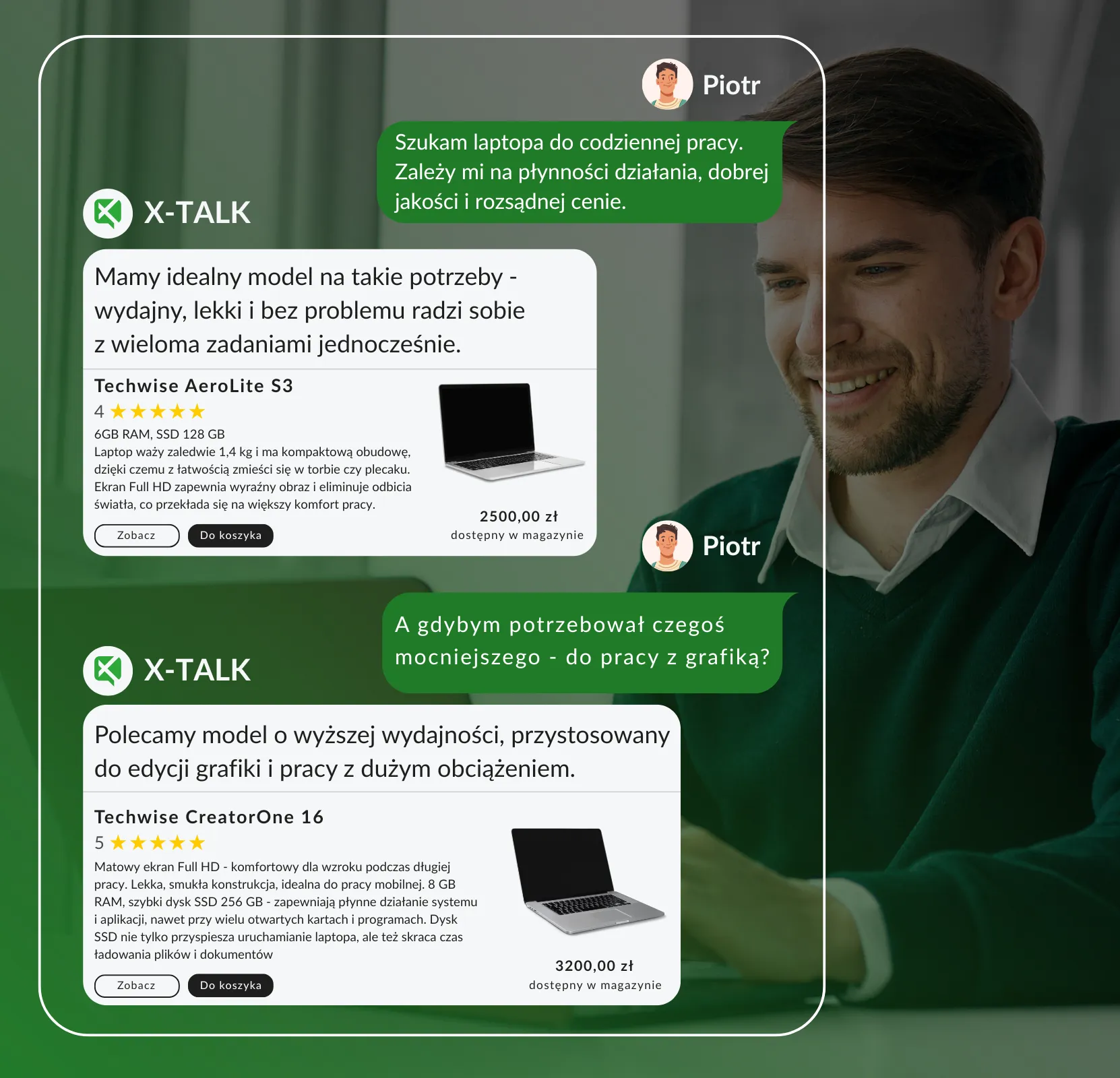 Firmy z różnych branż korzystające z dedykowanego chatbota AI