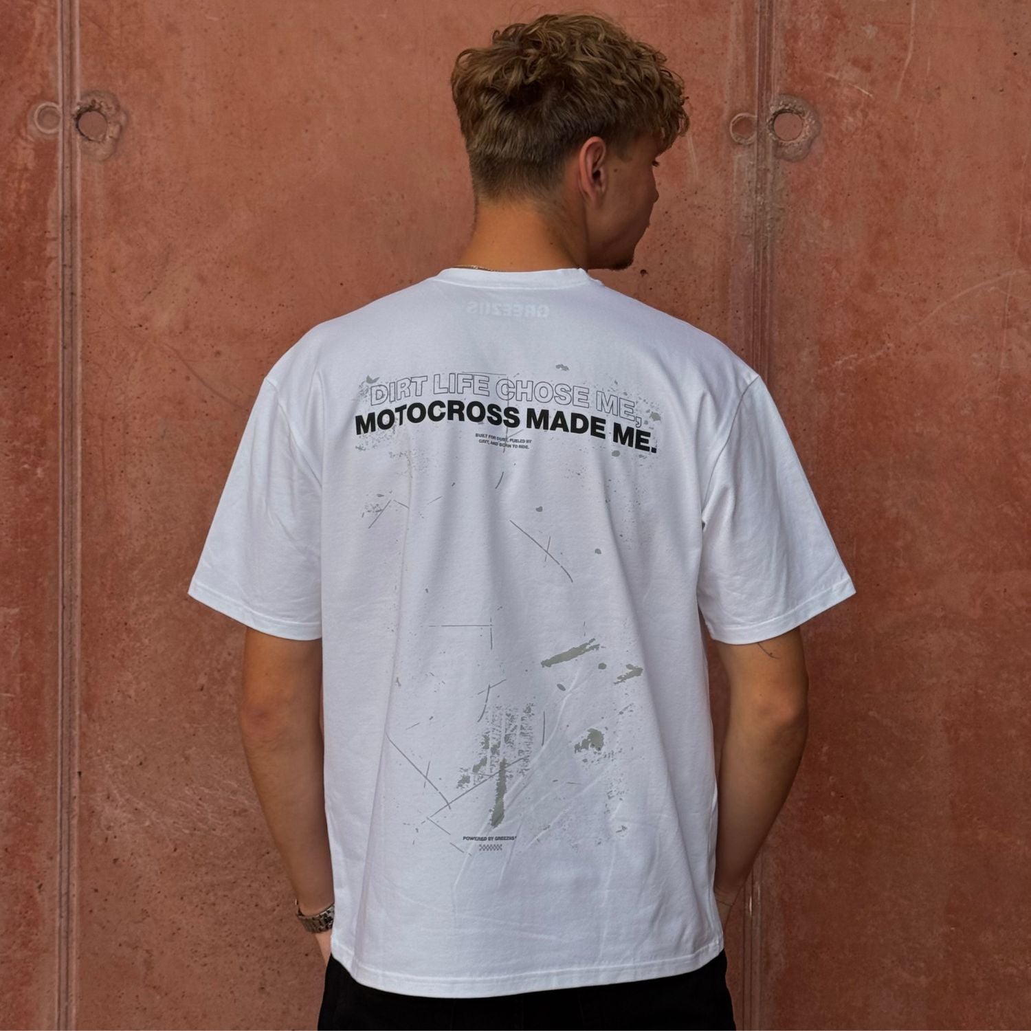 Oversize tričko - DIRT LIFE CHOSE ME