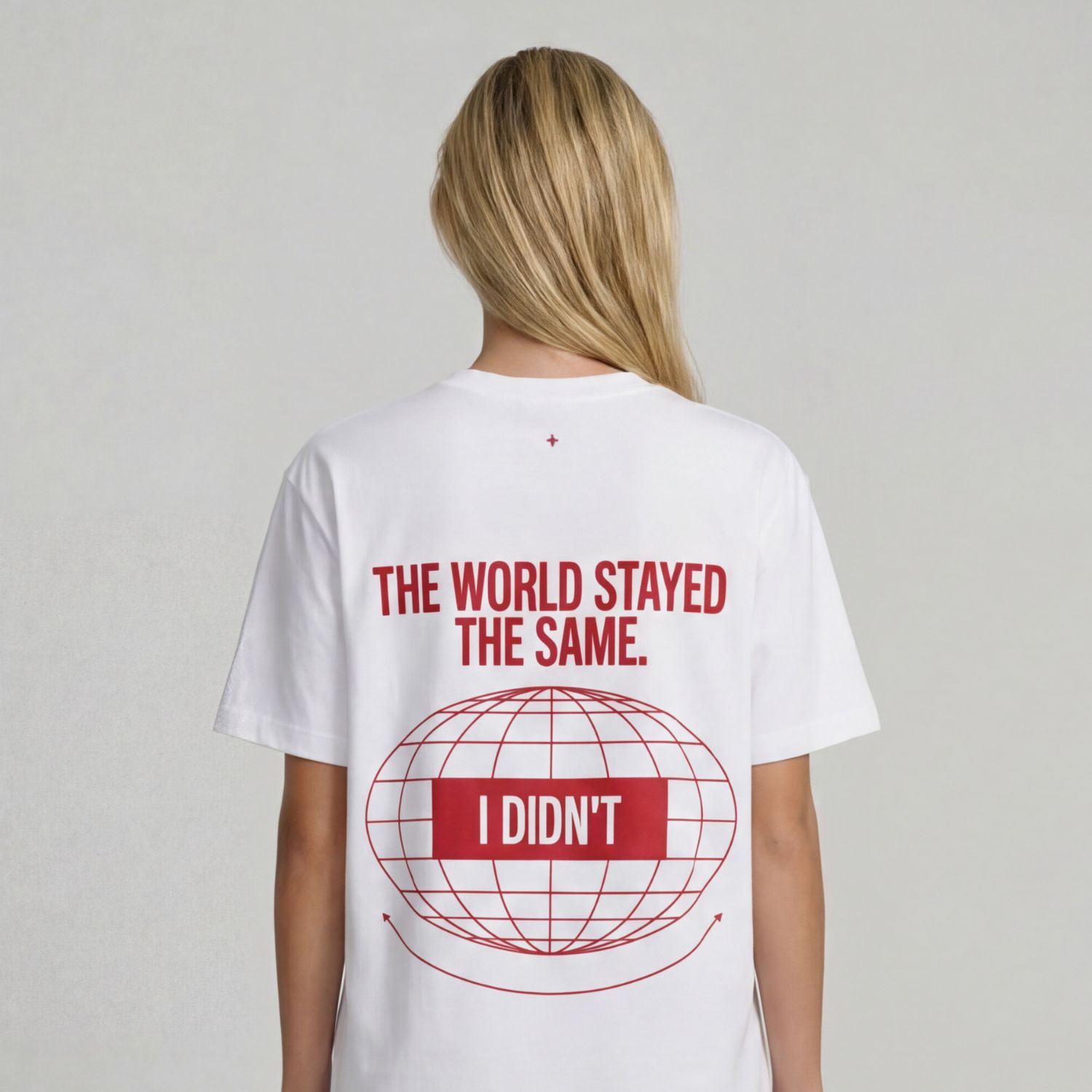 The world stayed the same - Bílé tričko