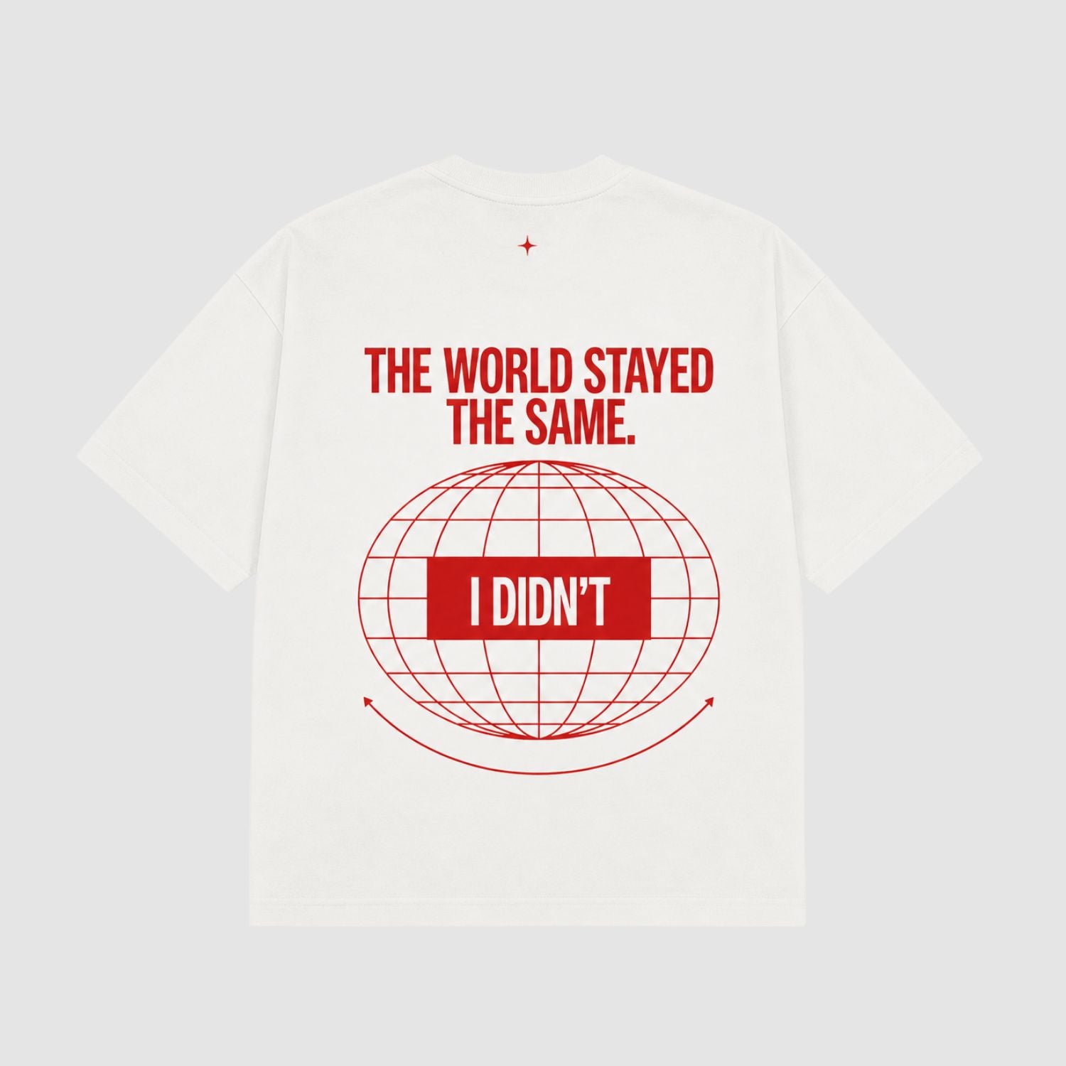 THE WORLD STAYED - Bílá