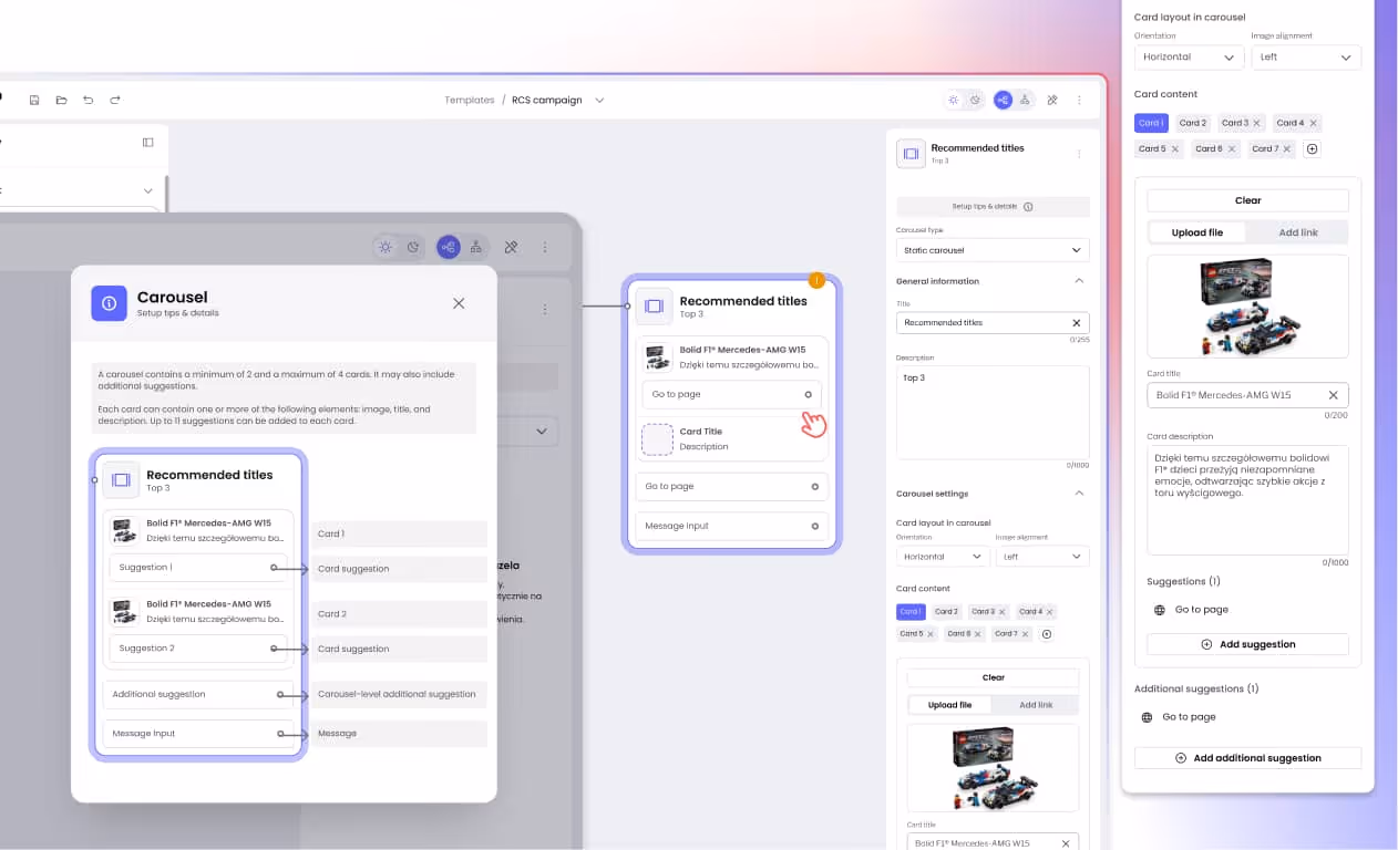 A diagram built with six nodes connected to each other with dashed lines.