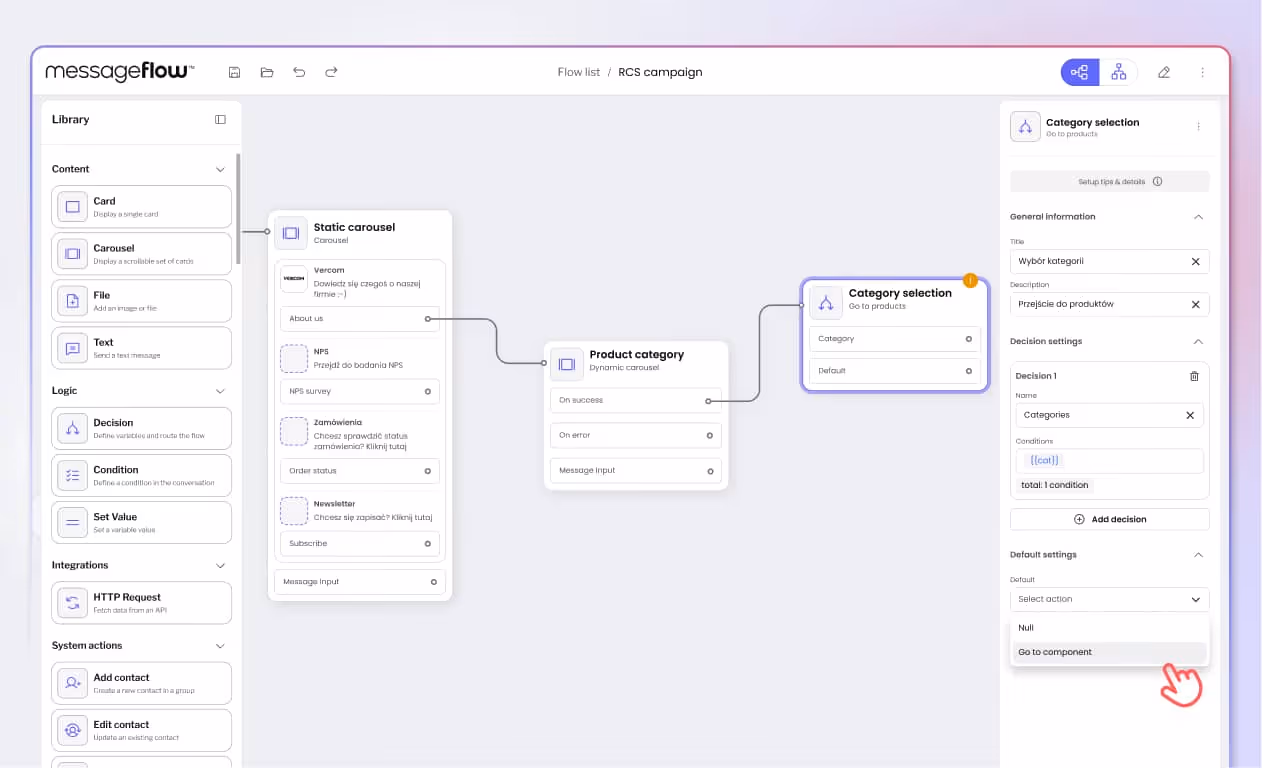 A diagram built with six nodes connected to each other with dashed lines.